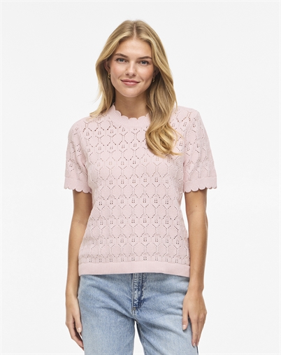 Vila - VILOwen Pointelle Strik - Cherry Blossom 